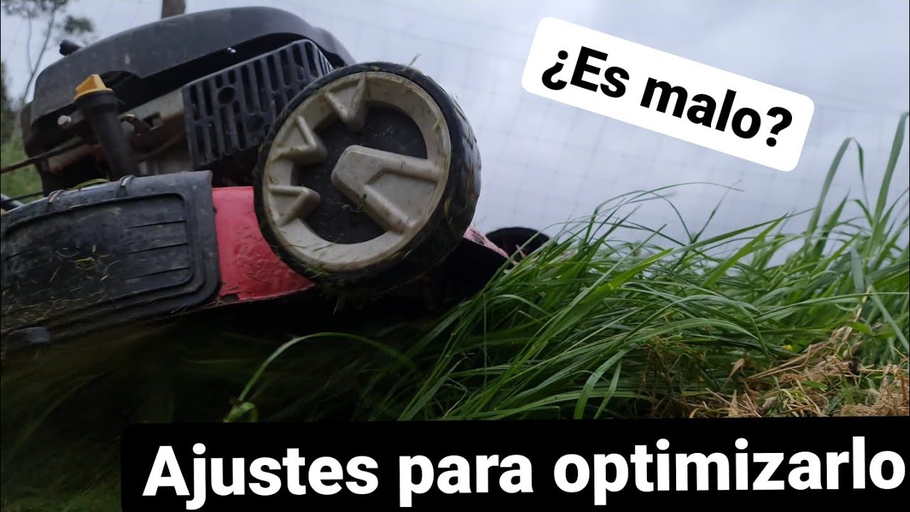 Como SEGAR hierba MOJADA y/o ALTA. CORTACÉSPED