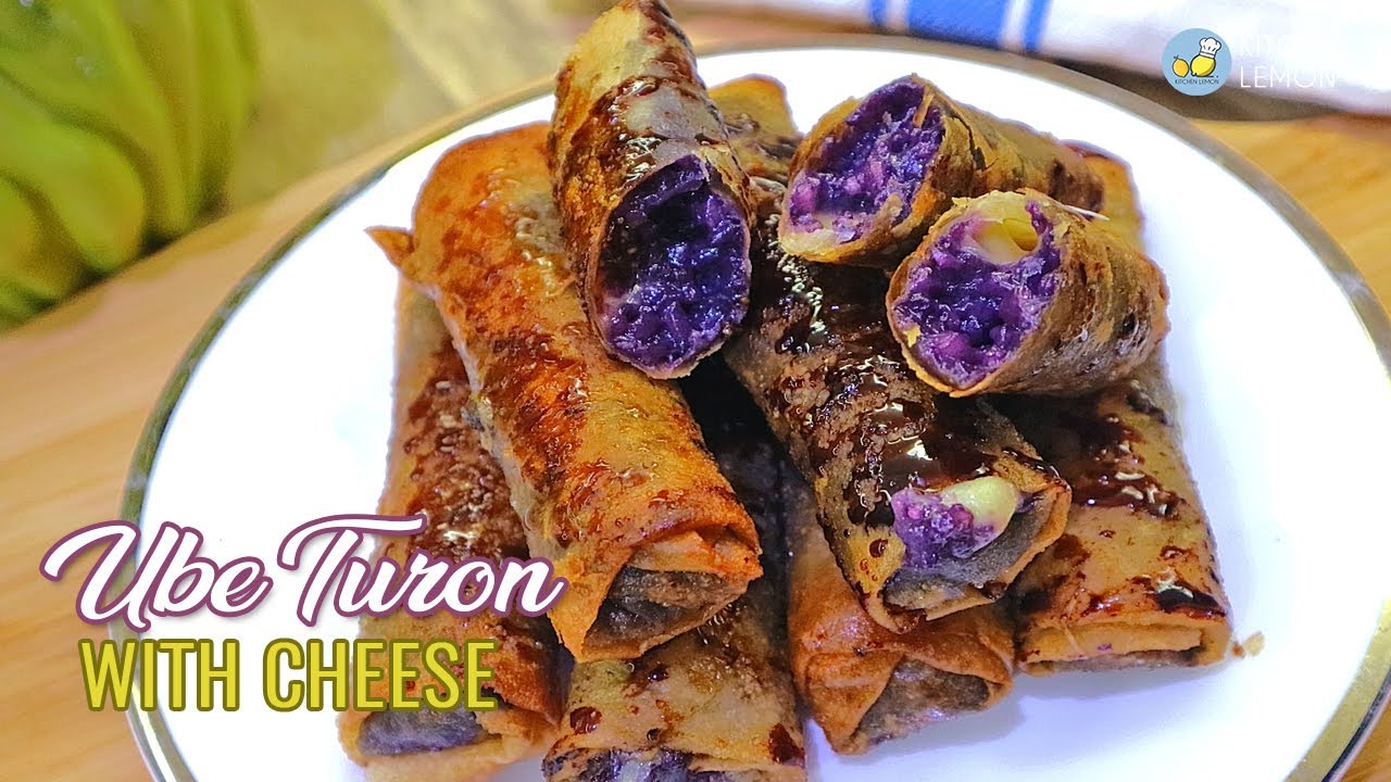 UBE TURON MALAGKIT WITH CHEESE | Trending Ube Turon Recipe | How to Make Ube Turon with Cheese