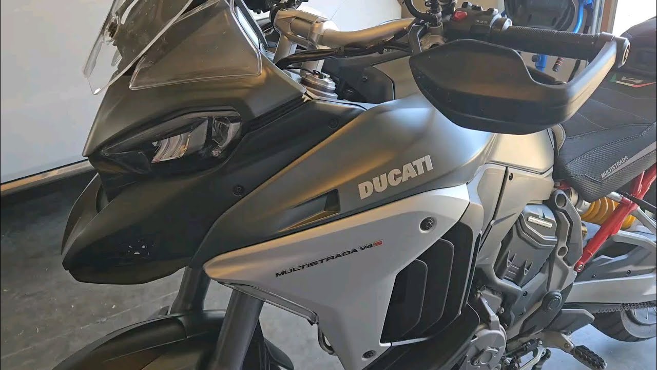 Multistrada v4 gas tank removal and ECU location