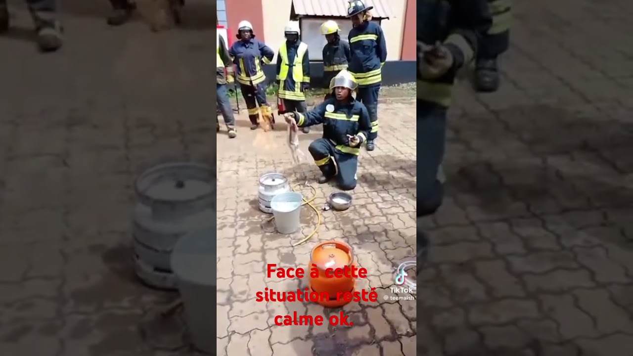 Comment éteindre une bouteille de gaz B6.