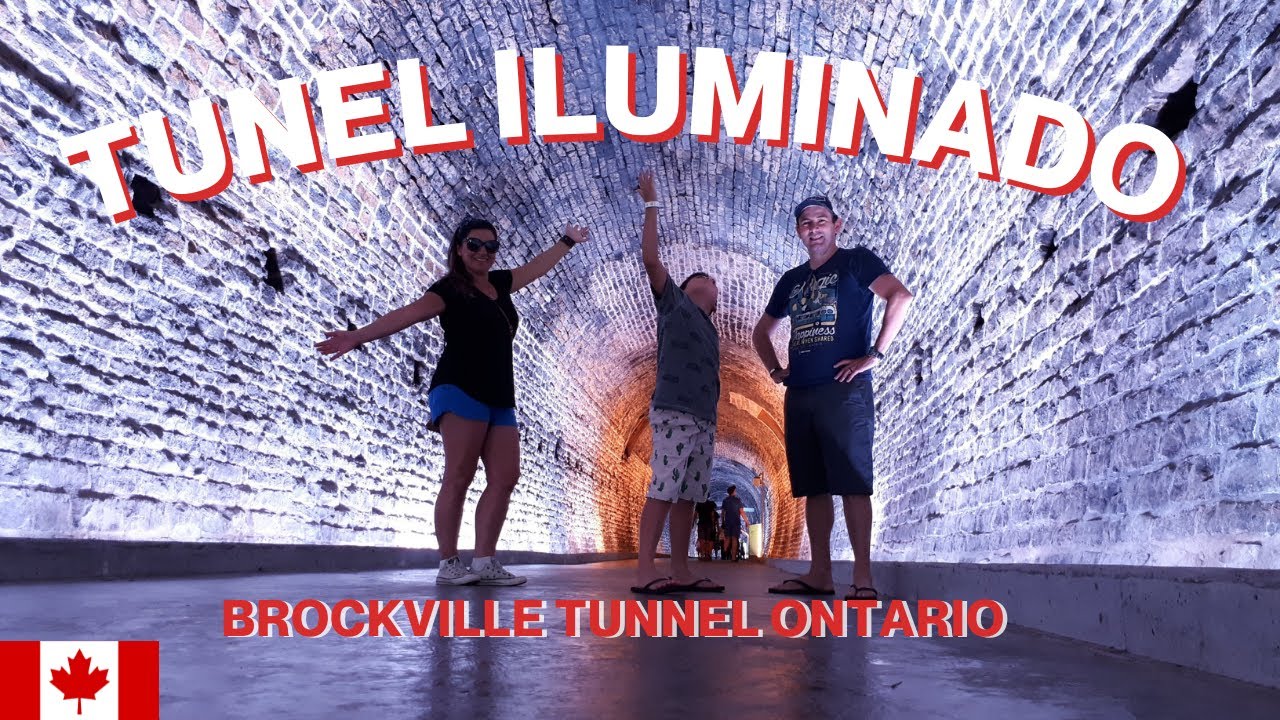 NOS SURPREENDEMOS COM ESTE TUNEL | Brockville Tunnel Ontario