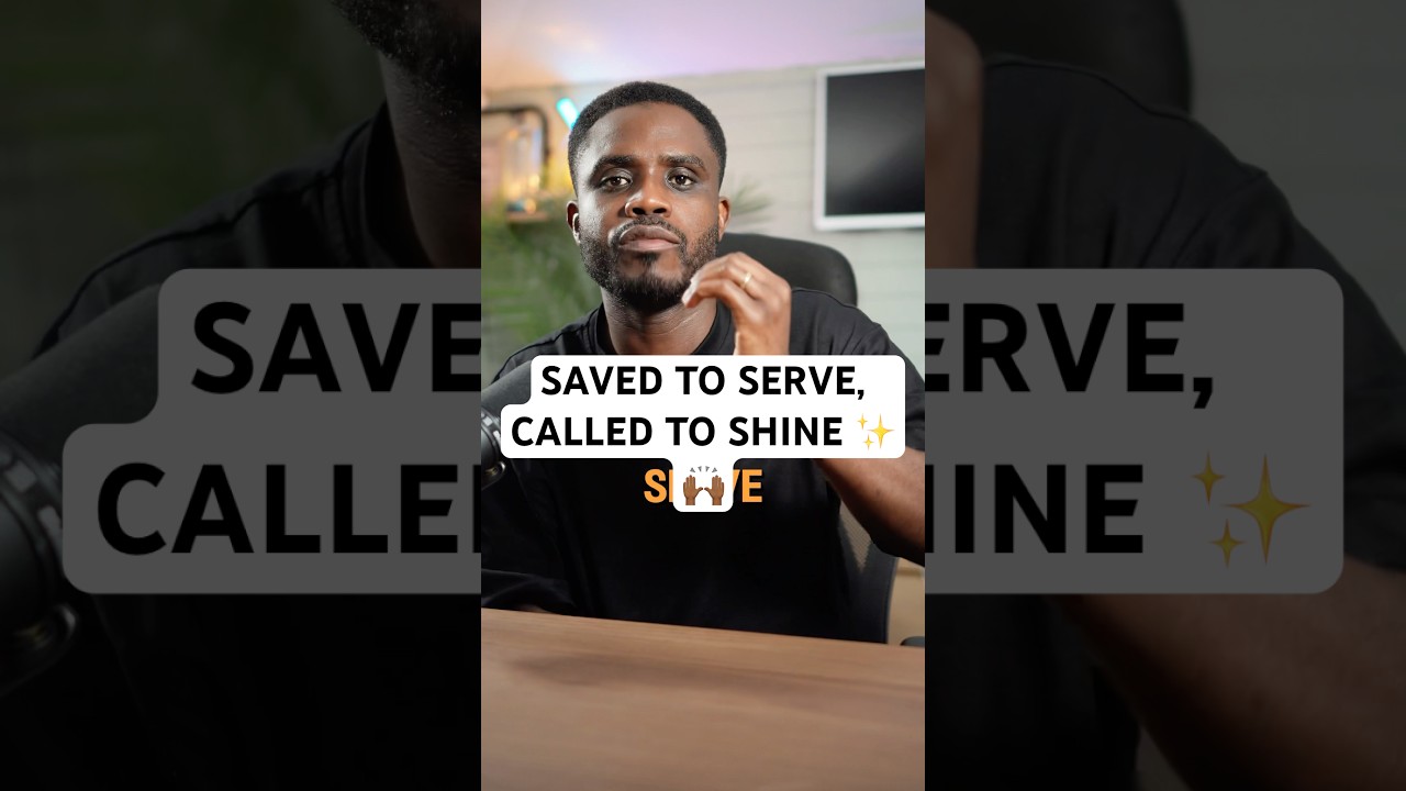 Saved to serve, called to shine! ✨🙌 