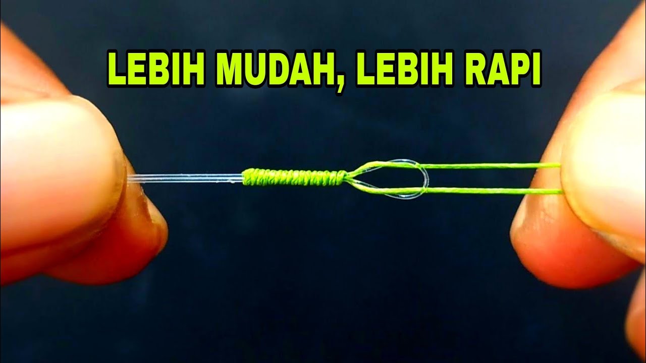 cara menyambung PE ke leader - mudah simpel rapi