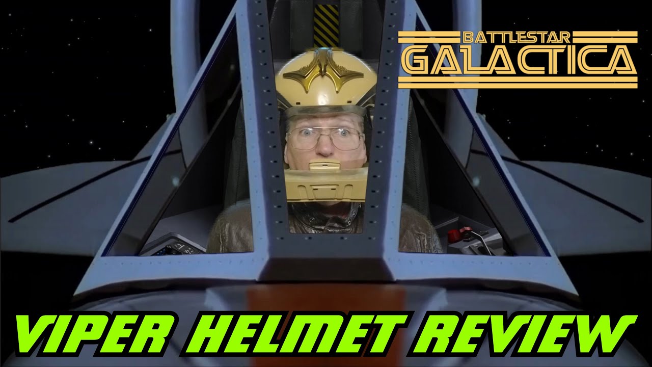 Battlestar Galactica Review of Colonial Viper Helmet and Related Props
