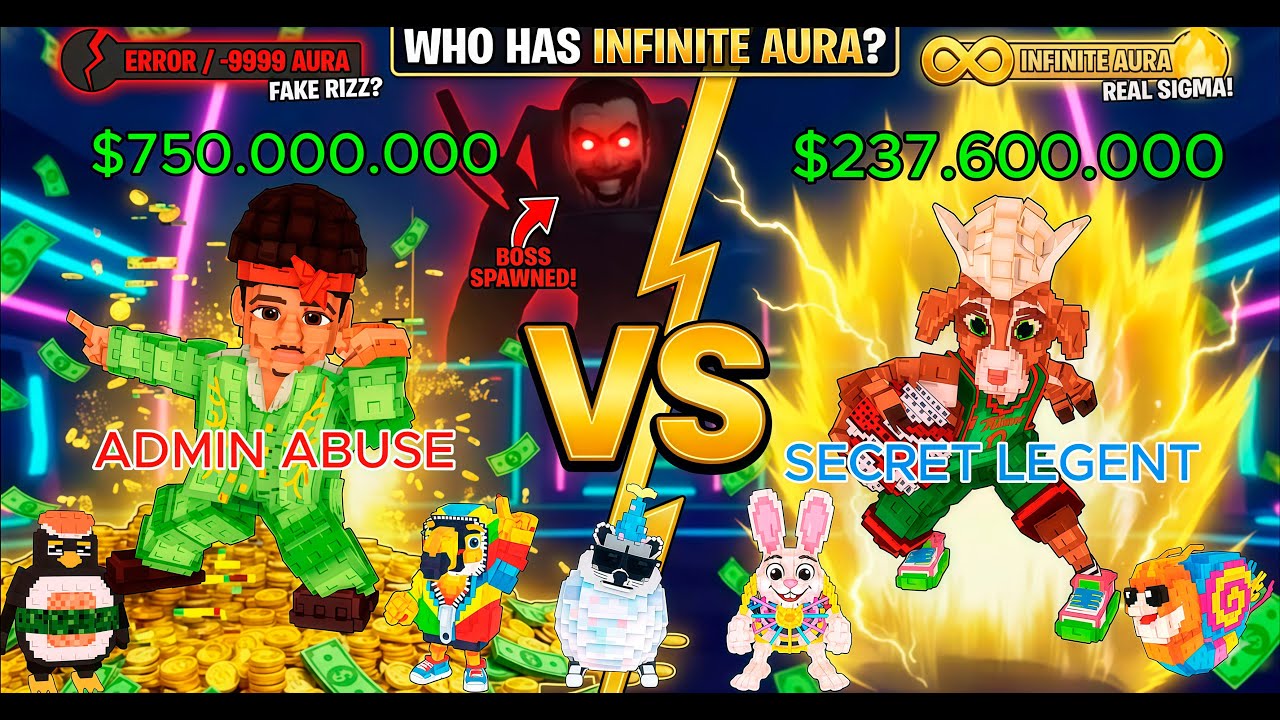 WHO HAS INFINITE AURA? $750M BRUNITO vs GOLDEN GOAT! (Dance Battle)... (Meme)