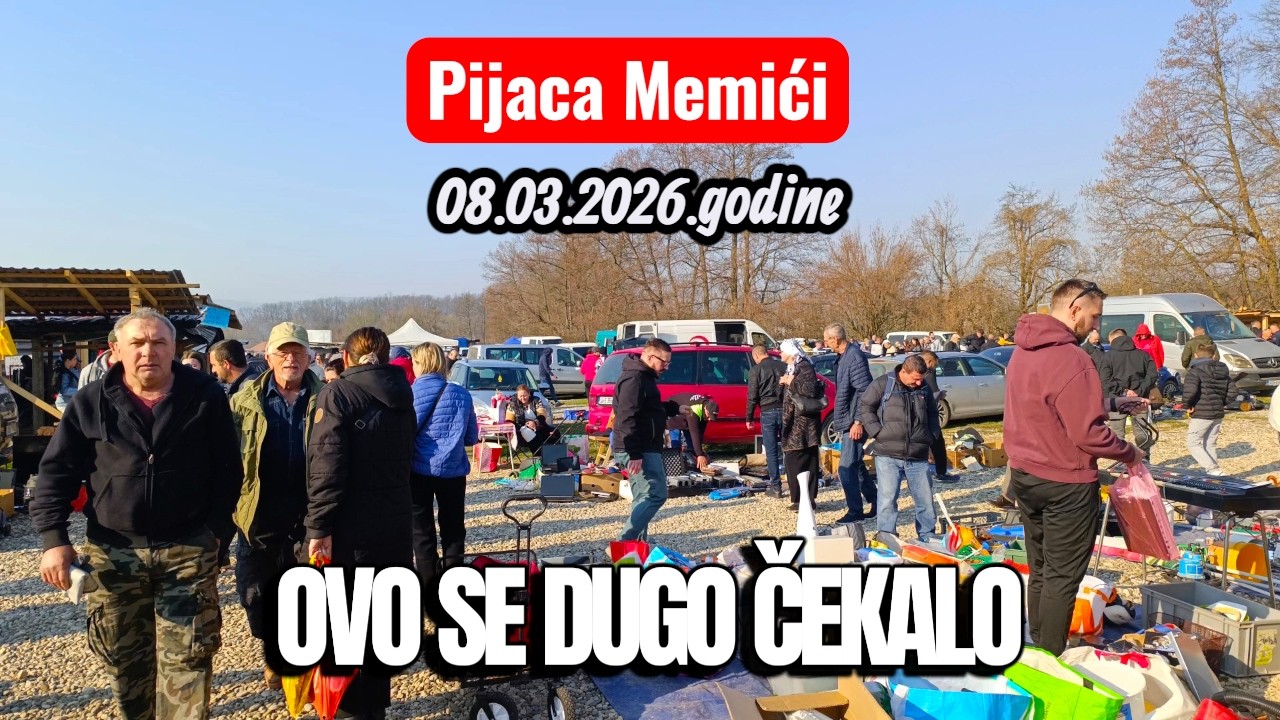 OVO JE PRAVA PIJACA! Memići danas puni naroda i dobre energije