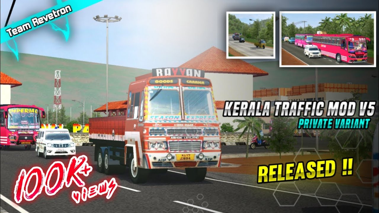 Kerala Traffic Mod V5 Private Variant Release ! Team Revetron | Bussid | OBB V3.6.1 | Mod Traffic