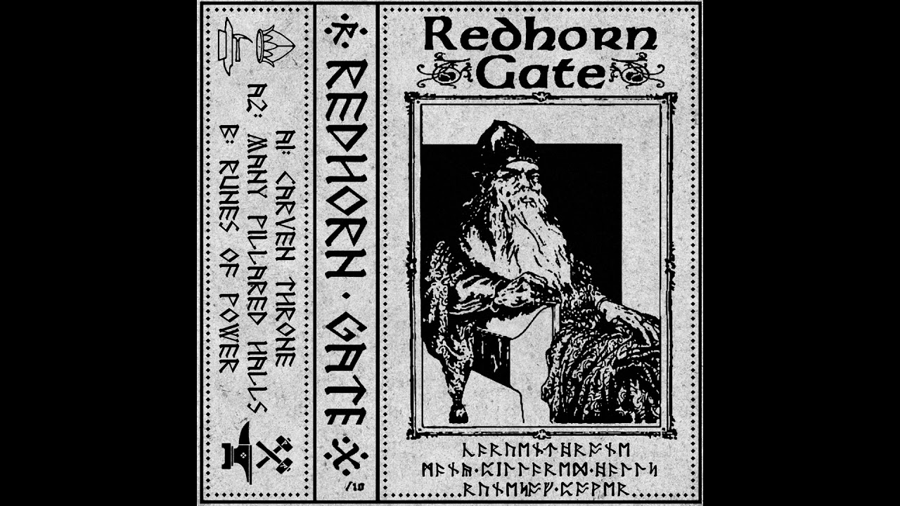 Redhorn Gate - Carven Throne​/​Many Pillared Halls​/​Runes of Power (2019) (Dungeon Synth)