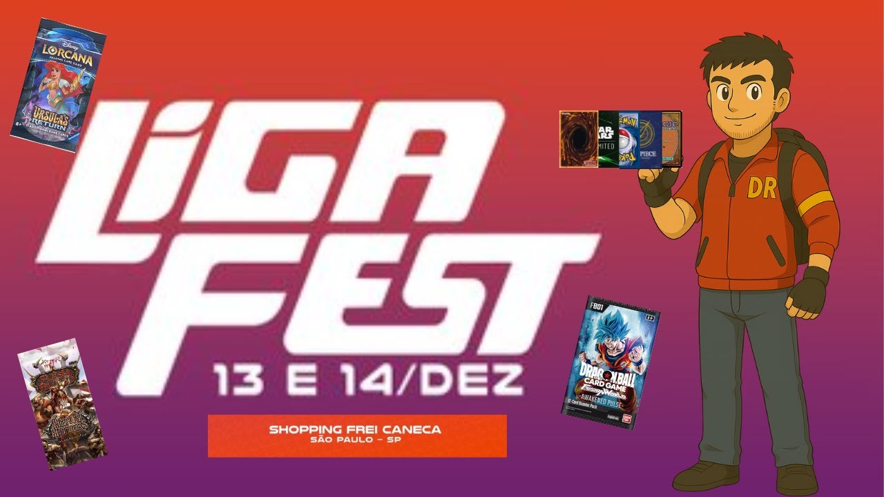 LigaFest 2025! O maior evento de Card Games da América Latina chegou saiba tudo!