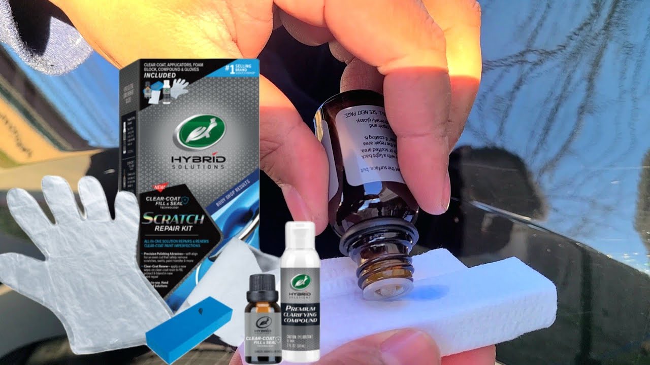 [НОВИНКА] Набор для ремонта царапин Hybrid Solutions от Turtle Wax &mdash; прозрачное покрытие, наносим...