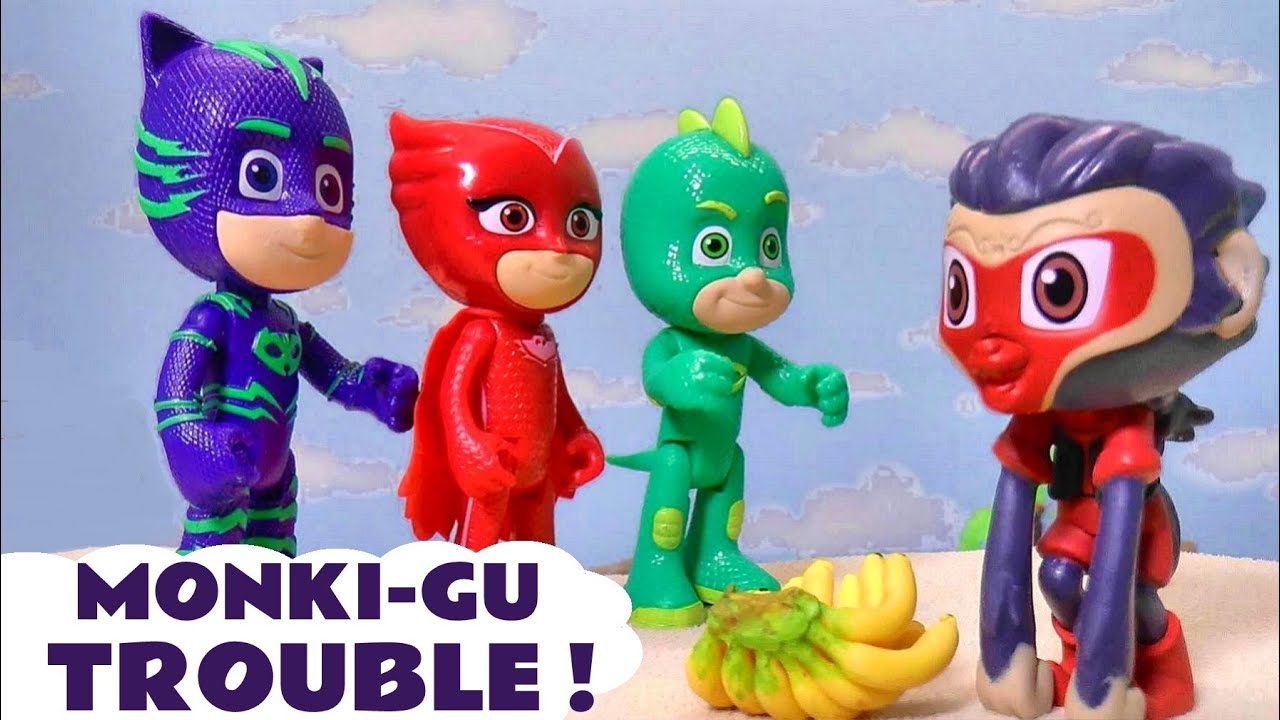 PJ Masks Monki-Gu Causes Trouble Story