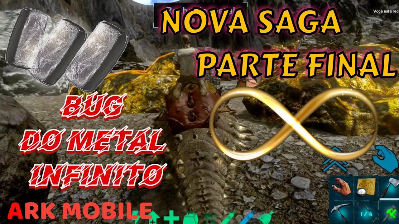 A FARM DE METAL: BUG DO METAL INFINITO NO ARK MOBILE