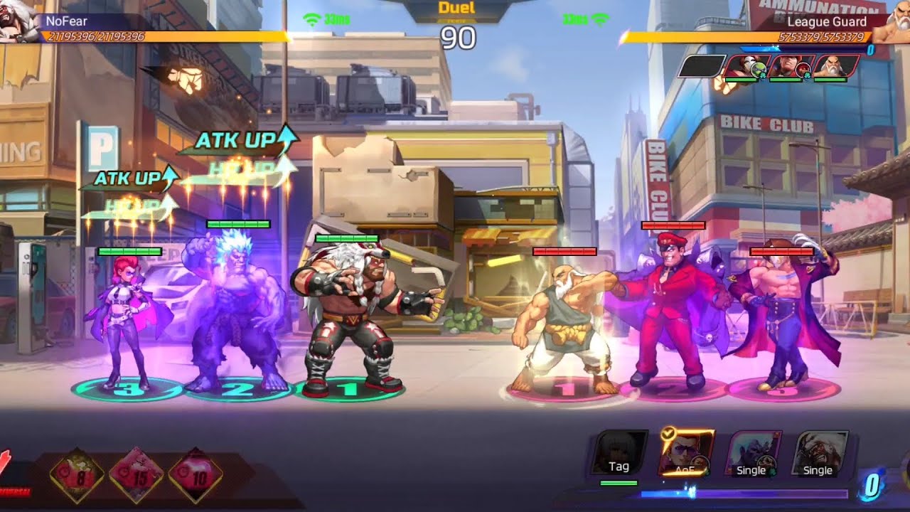Street fighter duel H.W.A challenge 💪 