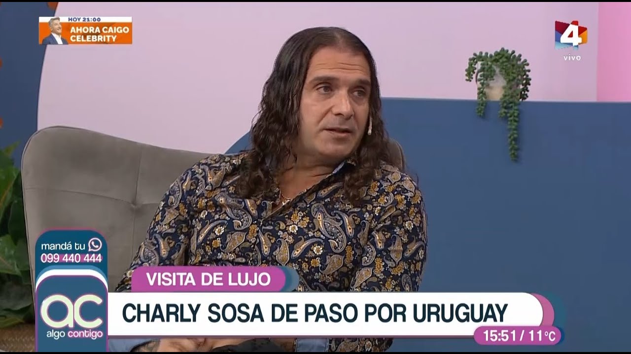 Algo Contigo - Charly Sosa de paso por Uruguay