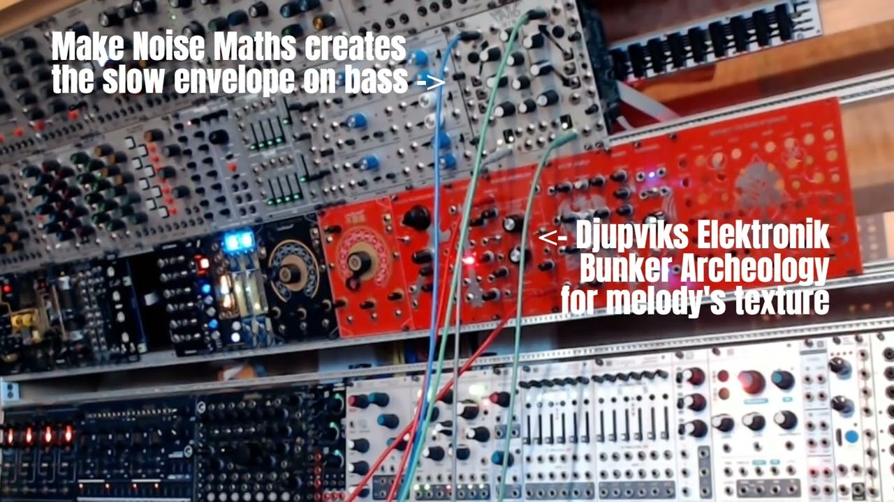 Three voice Eurorack synth improv