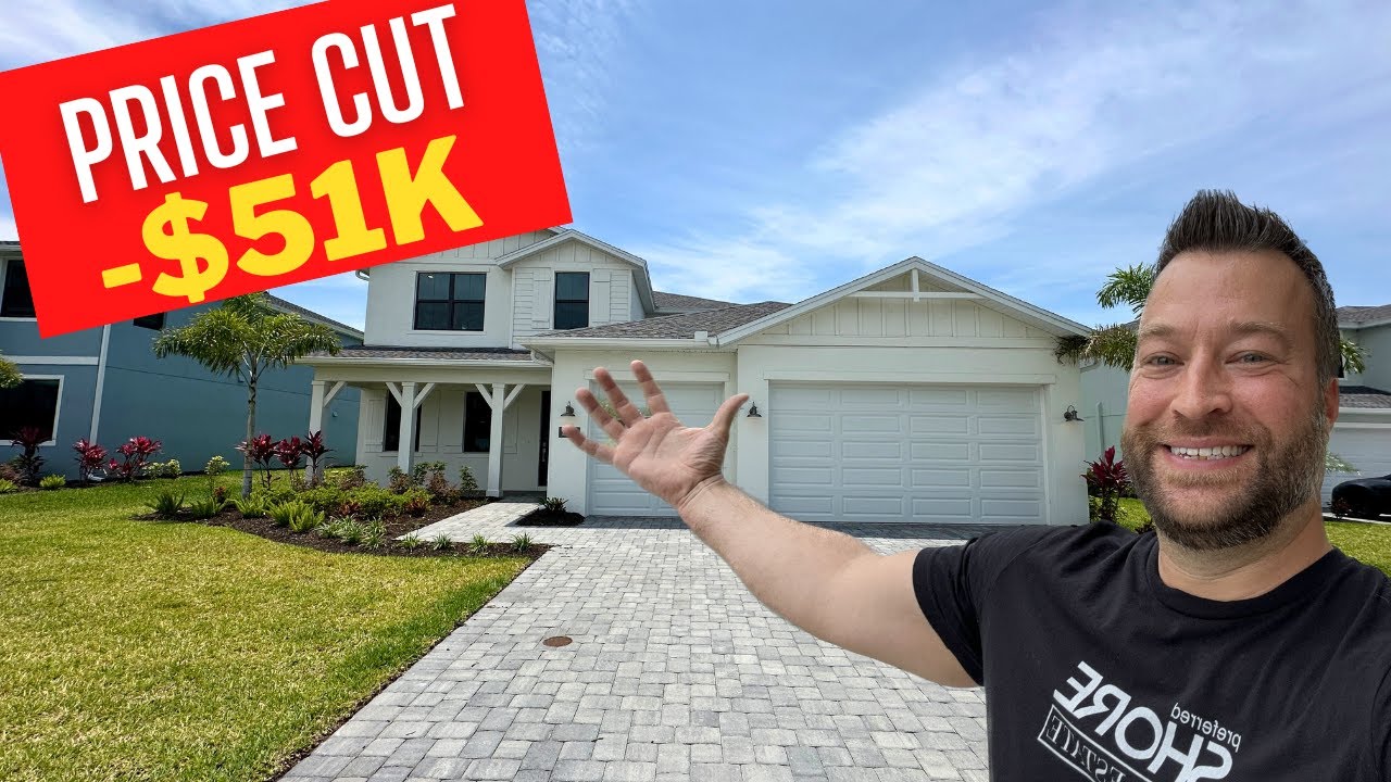Tour 2 Clearwater Florida New Construction Homes For Sale with a Huge Price Cut in 2024 Market!