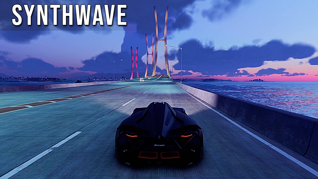 Synthwave Mix - Neon Night Drive | Crew Motorfest