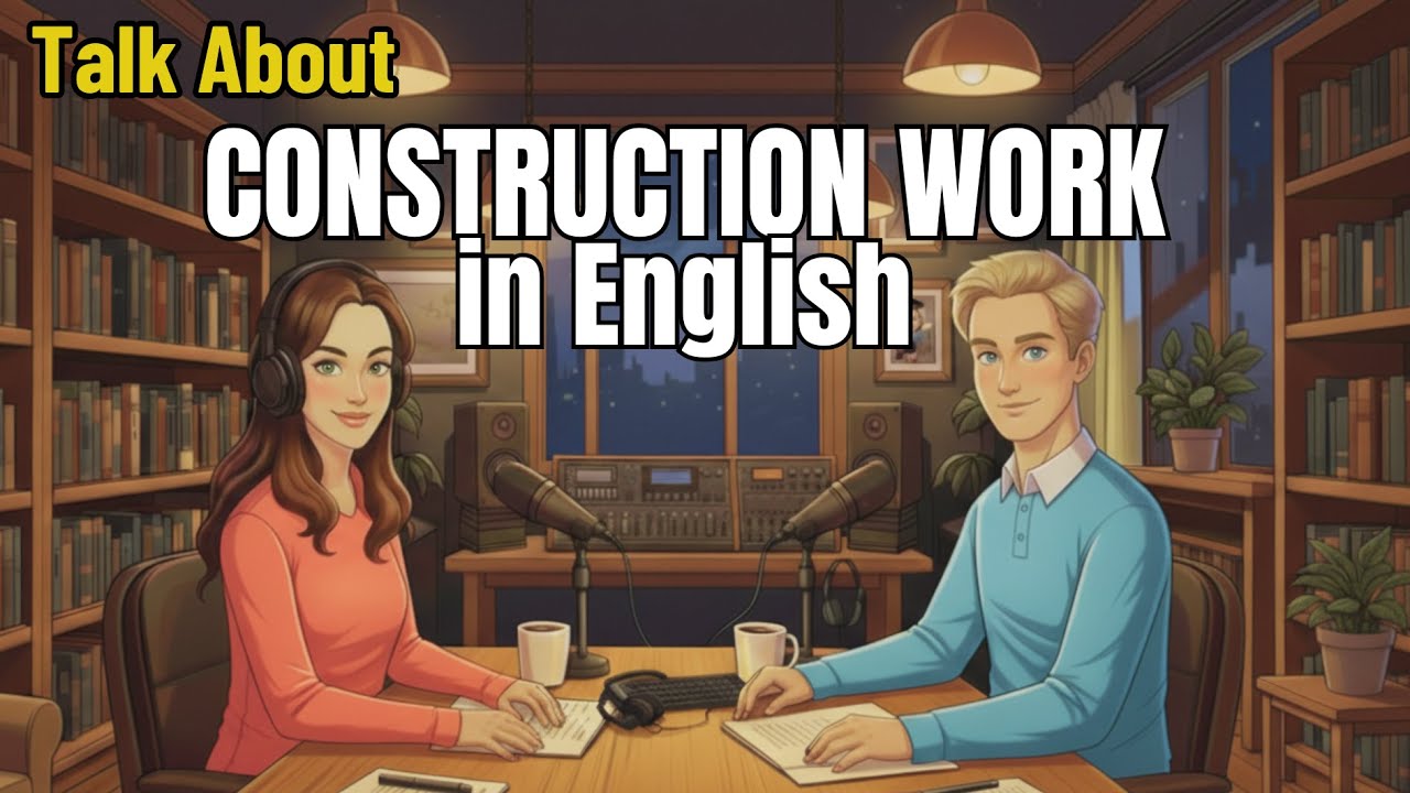 How to Speak English at Work | Construction & Meeting Vocabulary (A1-A2)