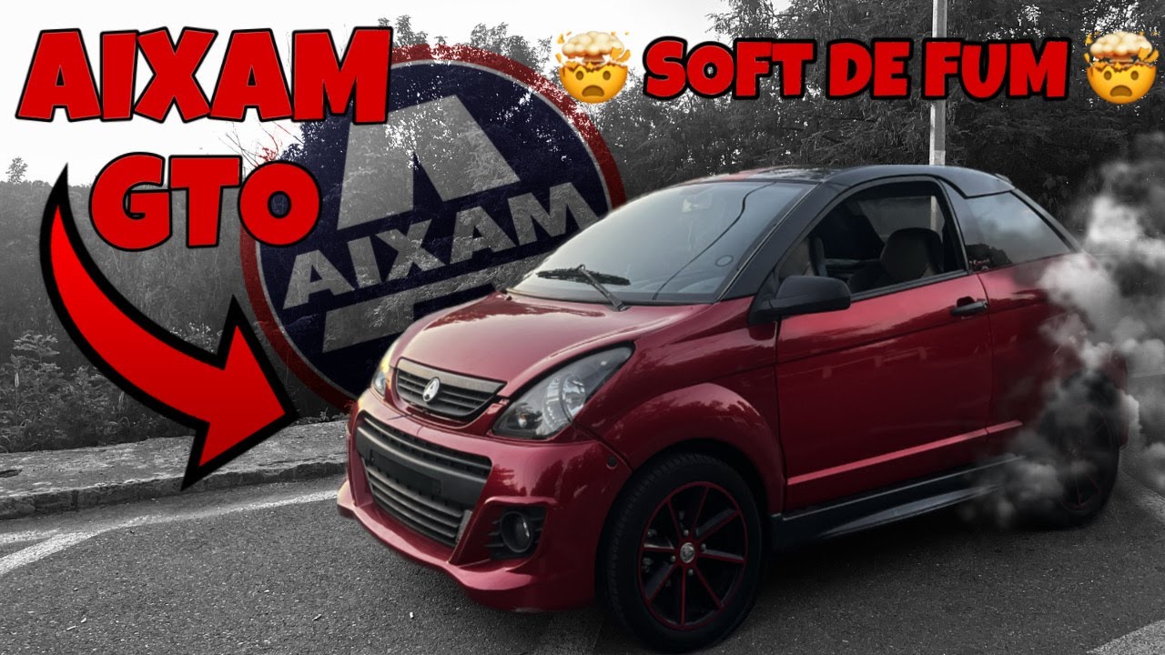 🤯 AIXAM CU SOFT DE FUM 🤯 👿 CAR REVIEW AIXAM GTO COUPE 2013 😈