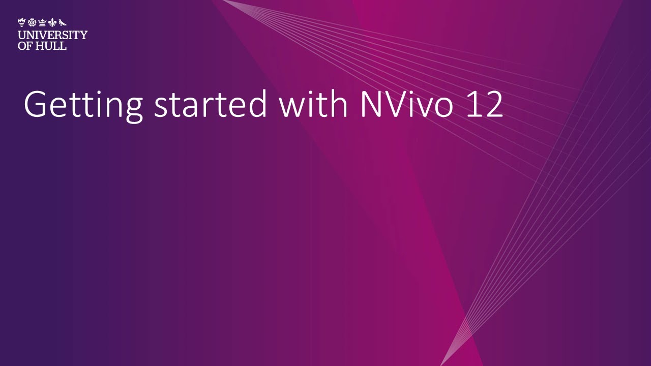 NVivo 12: Введение. Что такое NVivo?