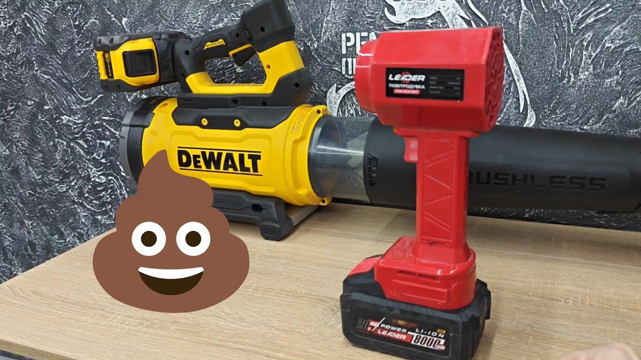 Краще за будь-який DeWalt-повітродувка Leader