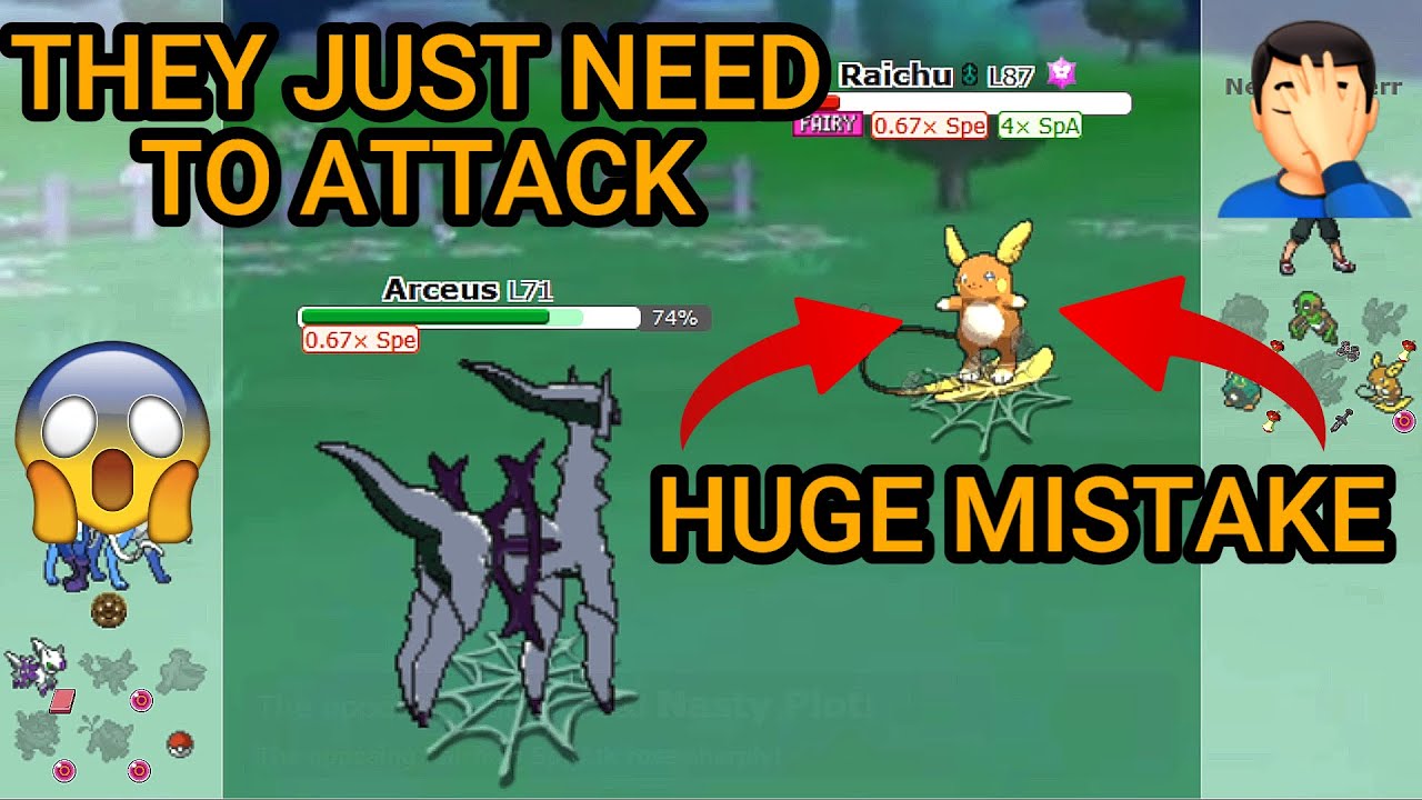 There's No Way They Made This Mistake! (Pokemon Showdown Random Battles) (High Ladder)