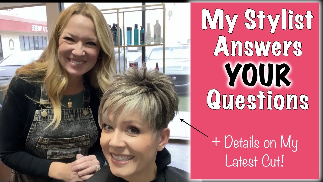 Salon Visit ~ My Stylist Answers YOUR Questions {Details on My Undercut Pixie}