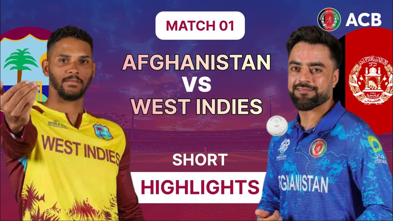 Short Highlights | Afghanistan vs West Indies | 1st T20I | January 19 | Dubai | ACB | 321J