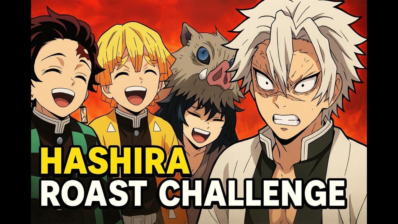 💀 “Hashira Roast Each Other Challenge 😂🔥 #demonslayer