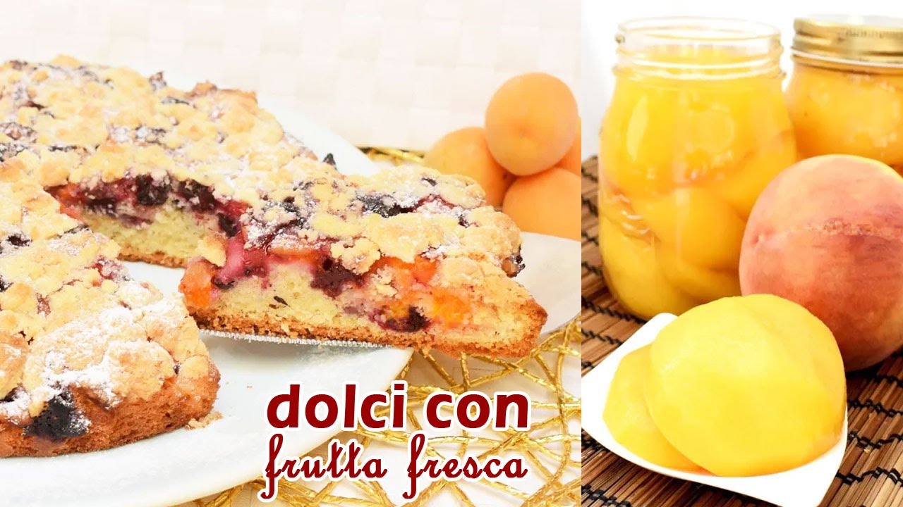 Ricette facili e deliziose: dolci da preparare con frutta di stagione, pesche ed albicocche