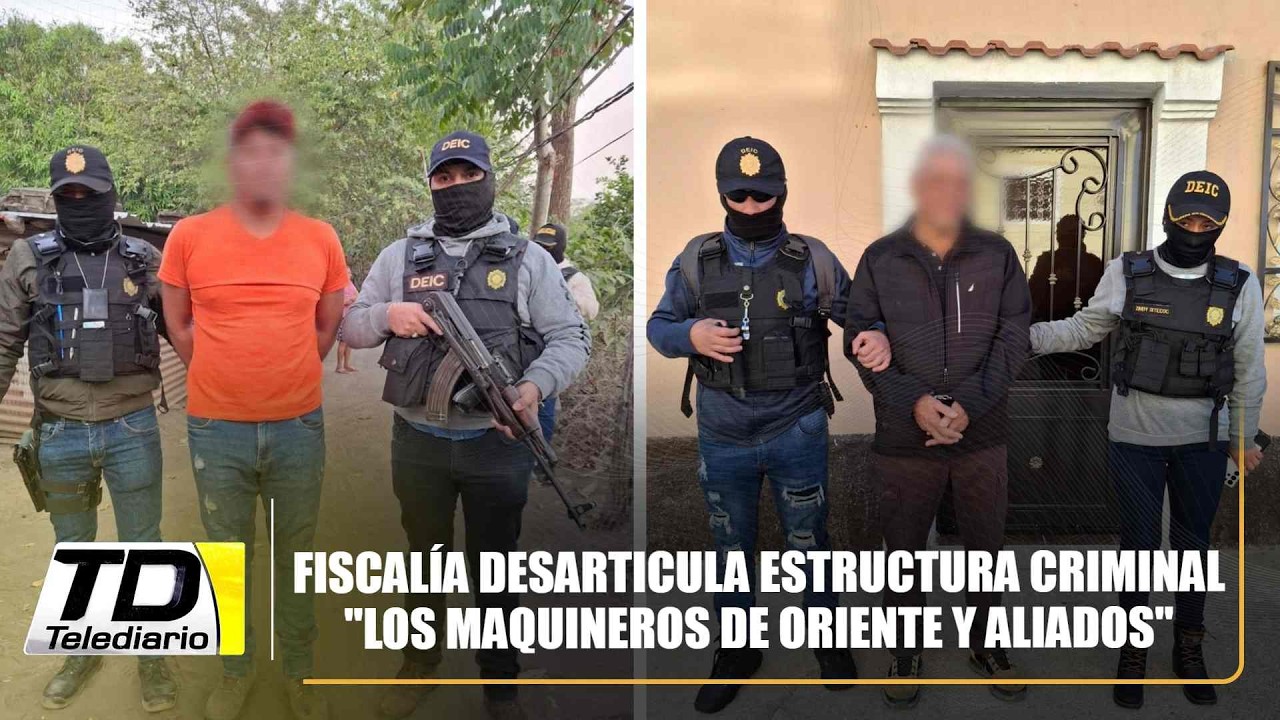 Fiscalía desarticula estructura criminal 