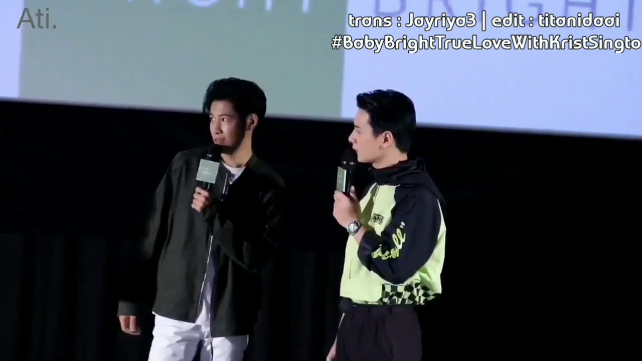 Krist Singto moment #BabyBrightTrueLoveWithKristSingto 18.01.2020 [ENG]