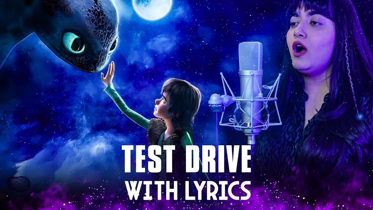 How To Train Your Dragon: TEST DRIVE with Lyrics 🎤🔥 (feat. Melina)