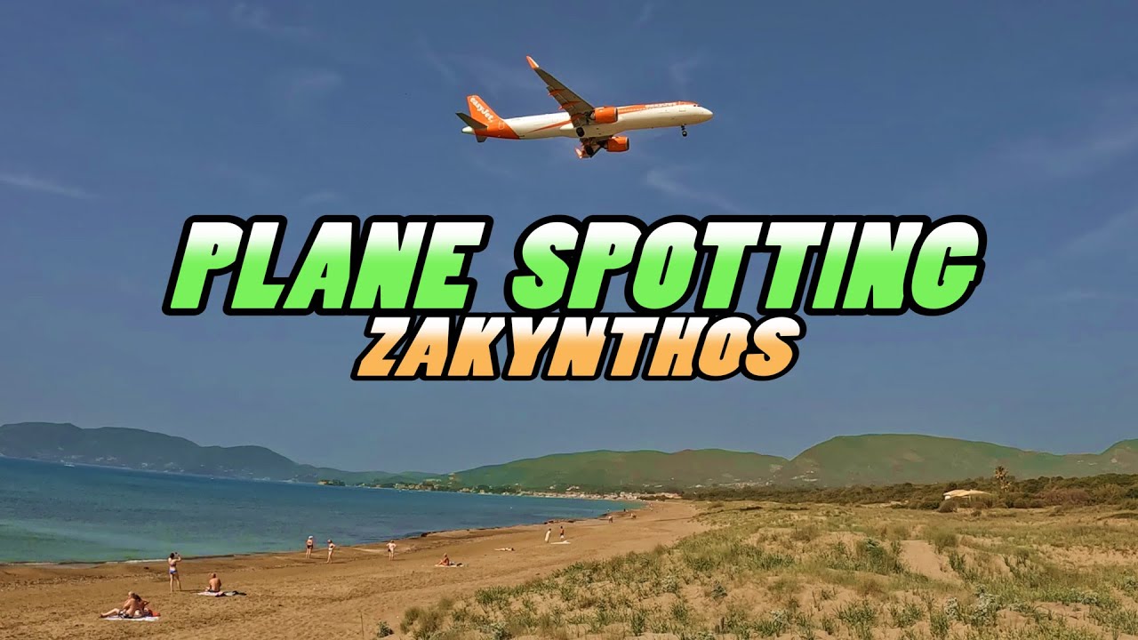 ZAKYNTHOS Plane Spotting - Zakynthos Airport - Greece [4k]