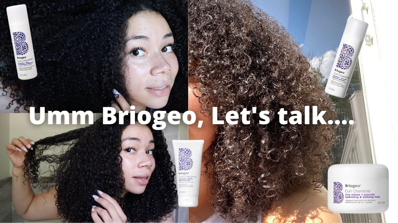 We Gotta Talk...| Briogeo Curl Charisma Rice Amino + Avocado Collection Review + Demo On 3C/4A Hair!