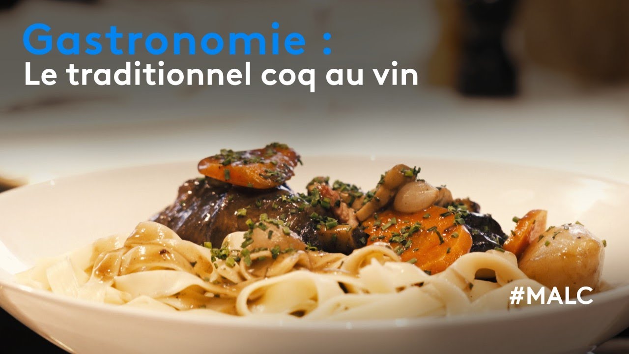 Gastronomie : le traditionnel coq au vin