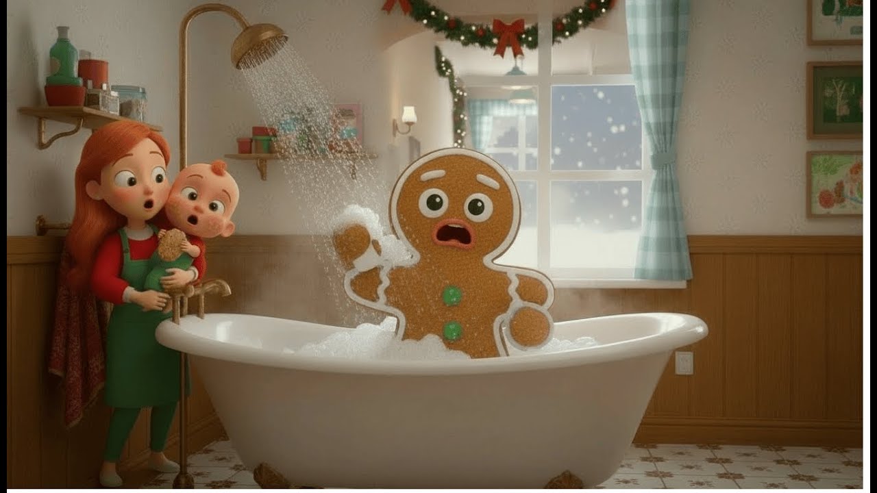 Hombre de Jengibre 🎄 Canción Alegre de Año Nuevo para Niños