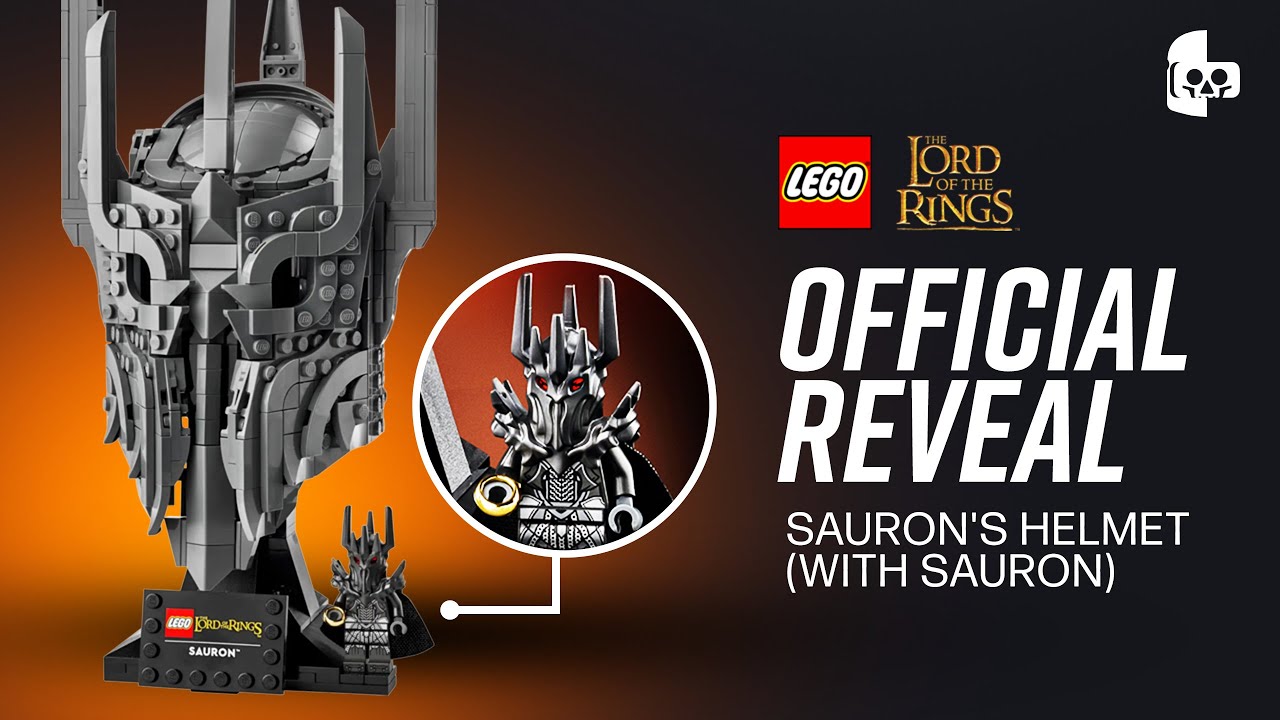 Официальная презентация шлема Саурона из LEGO — недорогая минифигурка Саурона!