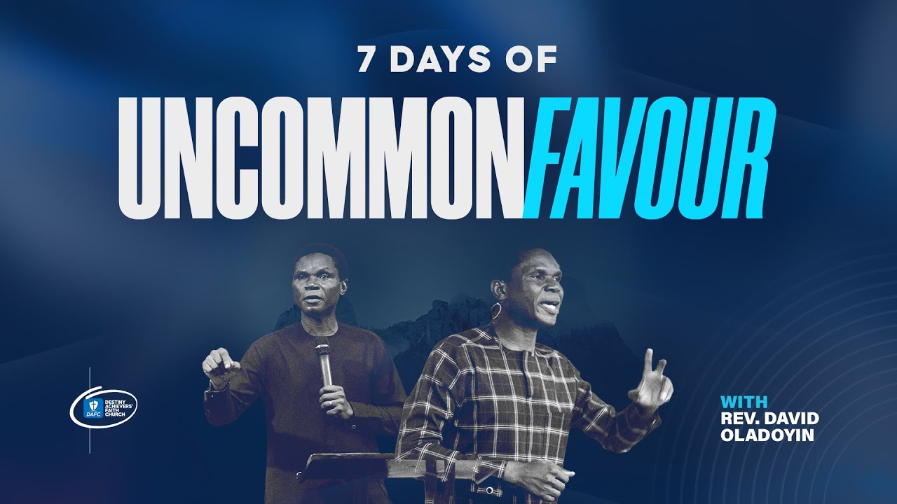 7 DAYS OF UNCOMMON FAVOUR (Day 6 Night Session) | with Rev David Oladoyin | 15th NOVEMBER, 2025