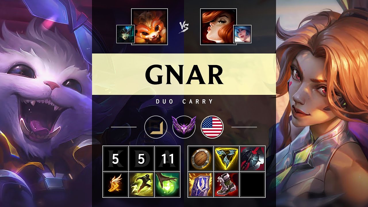Gnar ADC vs Miss Fortune - NA Master Patch 25.17