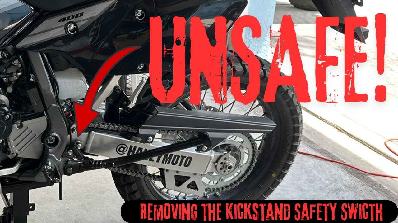 Get Rid Of The Kickstand Safety Switch On My Drz400!