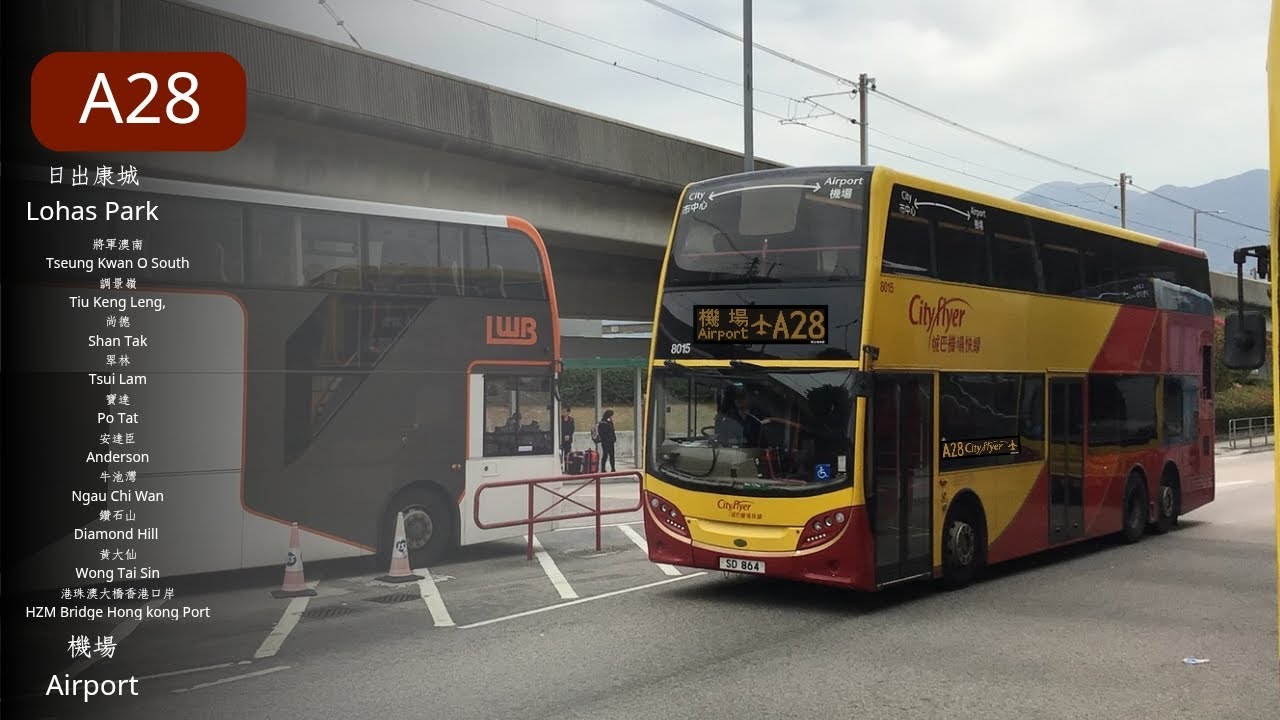 【兜路專車】城巴機場快線A28 日出康城↔機場 #城巴 #citybus #城巴機場快線 #cityflyer 