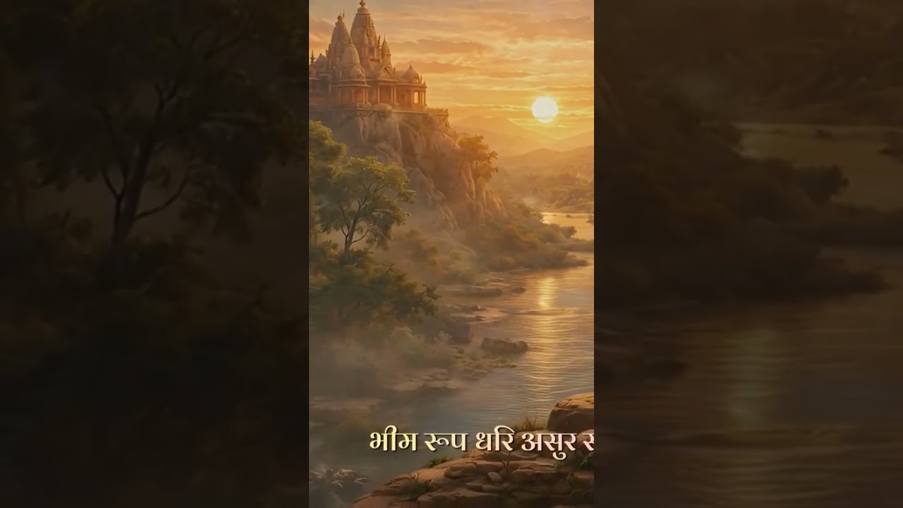 Hanuman's Heroic Feats: Burning Lanka! #hanumanchalisa
