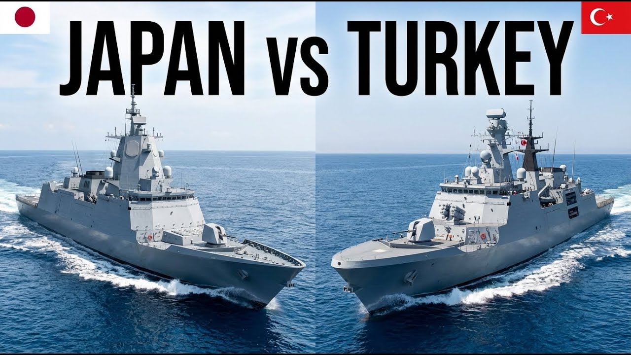 Japan's Mogami Frigate vs Turkey's I-Class Frigate (New Launch)