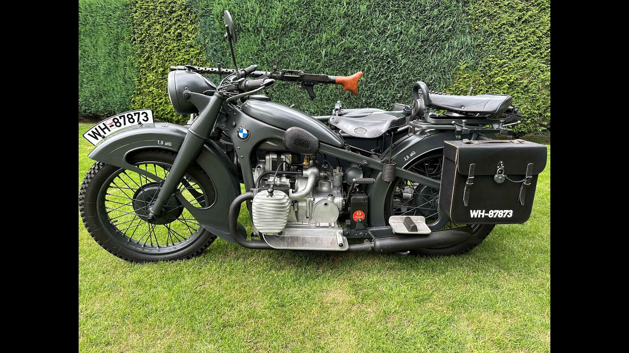 BMW R12 WH 1940 With Sidecar/ Fotoshooting/Details