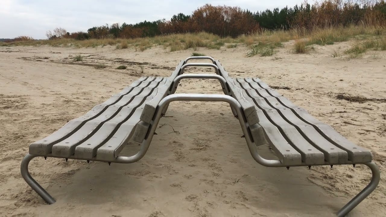 Lielupe river mouth/Meeting Baltic Sea/ Latvia/Там, где река Лиелупе впадает в Балтийское море.