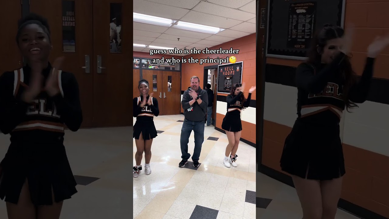 Cheerleader vs. Principal: Can You Guess Who? | Kell High School #basketballcheer #cheerteam