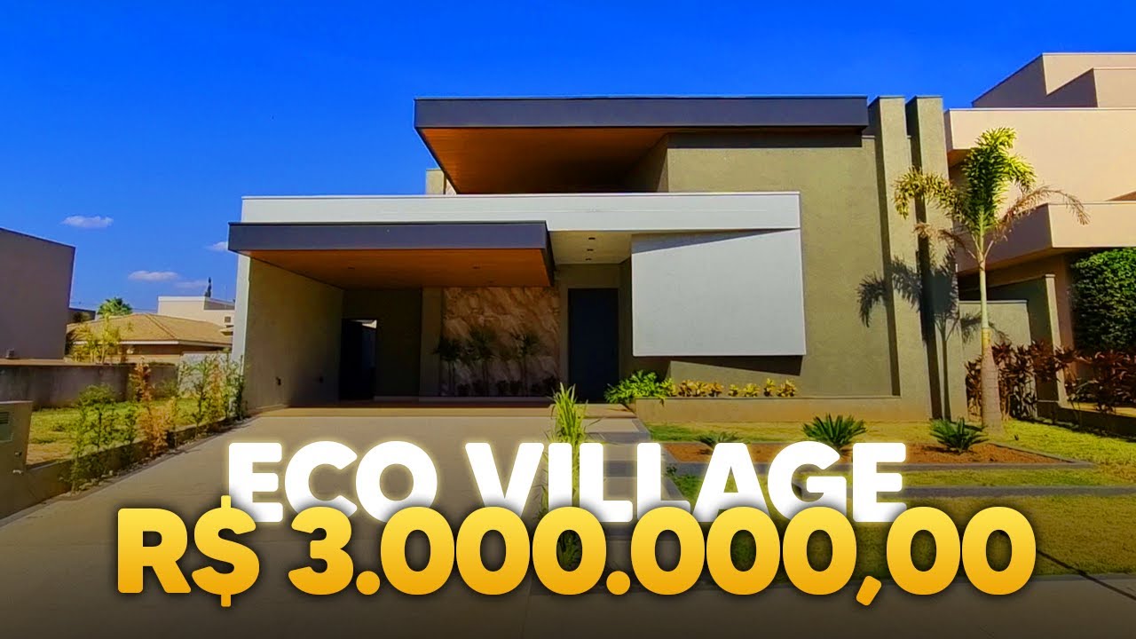EXCLUSIVO: ESSA CASA VAI TE SURPREENDER | ECO VILLAGE - SÃO JOSÉ DO RIO PRETO
