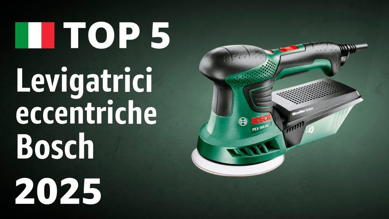TOP—5. Migliori levigatrici eccentriche Bosch 2025