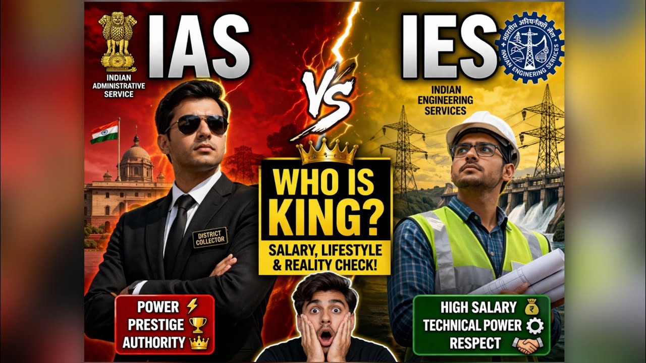 IAS vs IES 🔥 Salary, Power, House, Car & Job Profile | कौन है Best?